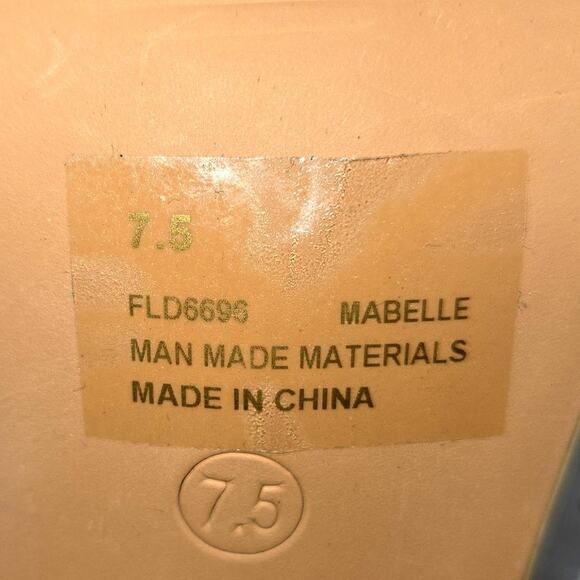 Cape Robbin 7.5 Gold Lock Key Women's Sandals High Heel Shoes 7 1/2 - Picture 6 of 8